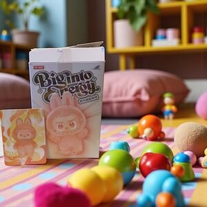 Pop Mart‎ The Monsters Big Into Energy Vinyl Plush Pendant Happiness Toy